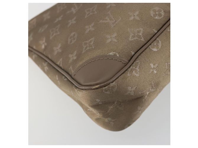 LOUIS VUITTON Borsa a mano Little Boulogne in raso Monogram Beige M92143 Auth 194553A - vista 15