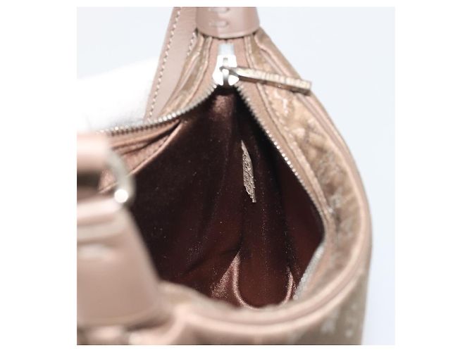 LOUIS VUITTON Borsa a mano Little Boulogne in raso Monogram Beige M92143 Auth 194553A - vista 18