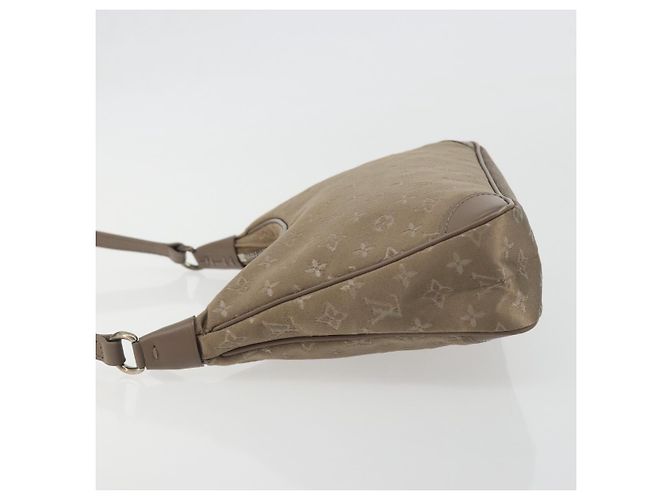 LOUIS VUITTON Borsa a mano Little Boulogne in raso Monogram Beige M92143 Auth 194553A - vista 4