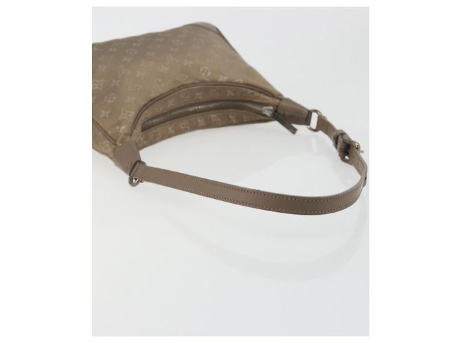 LOUIS VUITTON Borsa a mano Little Boulogne in raso Monogram Beige M92143 Auth 194553A - vista 7