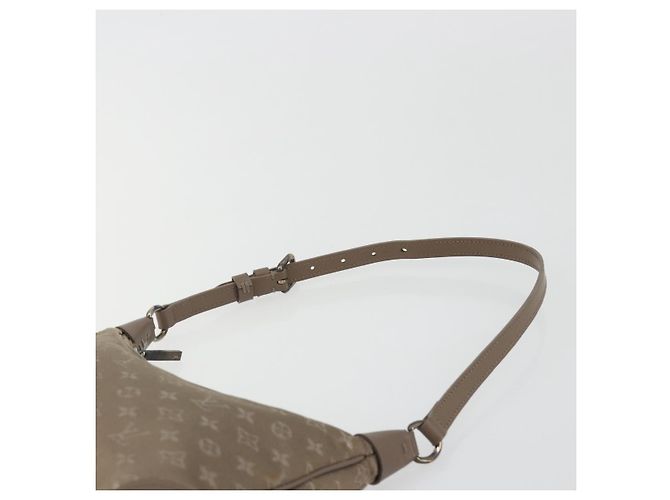 LOUIS VUITTON Borsa a mano Little Boulogne in raso Monogram Beige M92143 Auth 194553A - vista 8