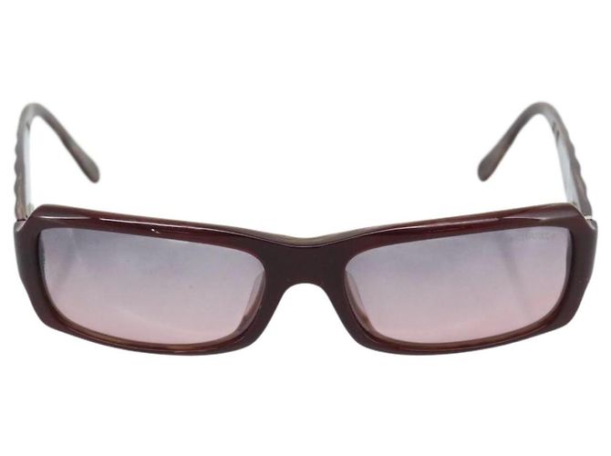 Gafas de sol CHANEL de plástico marrón CC Auth bs36339 Castaño - vista 2
