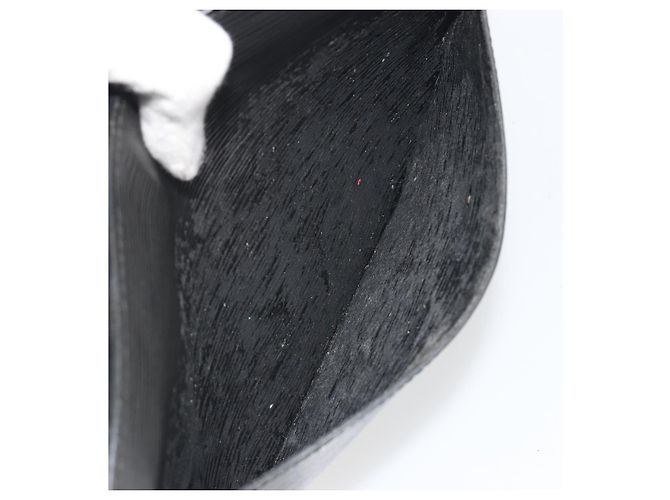 LOUIS VUITTON Epi Pochette Homme Clutch Nero M52522 LV Auth ep15569 - vista 11