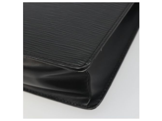 LOUIS VUITTON Epi Pochette Homme Clutch Nero M52522 LV Auth ep15569 - vista 15