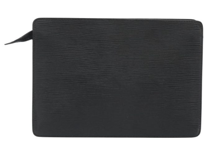 LOUIS VUITTON Epi Pochette Homme Clutch Nero M52522 LV Auth ep15569 - vista 2