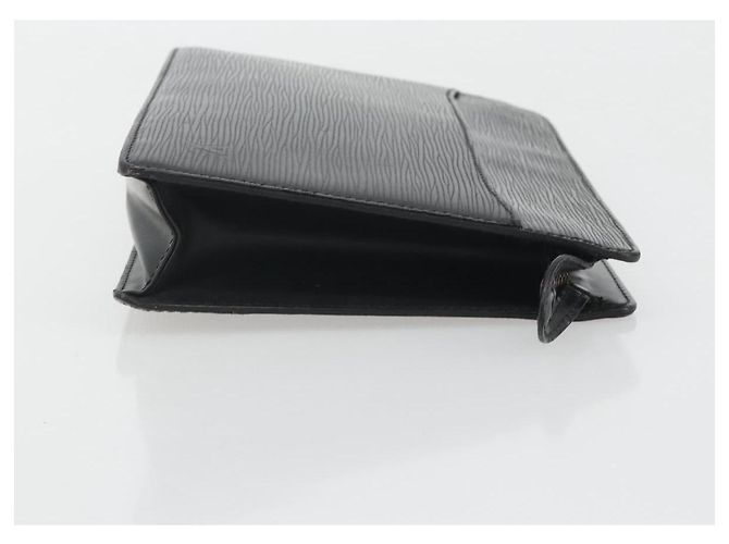 LOUIS VUITTON Epi Pochette Homme Clutch Nero M52522 LV Auth ep15569 - vista 3