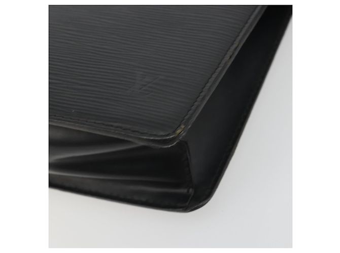 LOUIS VUITTON Epi Pochette Homme Clutch Nero M52522 LV Auth ep15569 - vista 7