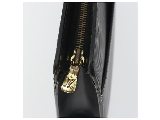 LOUIS VUITTON Epi Pochette Homme Clutch Nero M52522 LV Auth ep15569 - vista 8