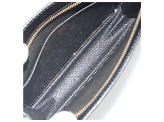 LOUIS VUITTON Epi Pochette Homme Clutch Nero M52522 LV Auth ep15569 - vista 9
