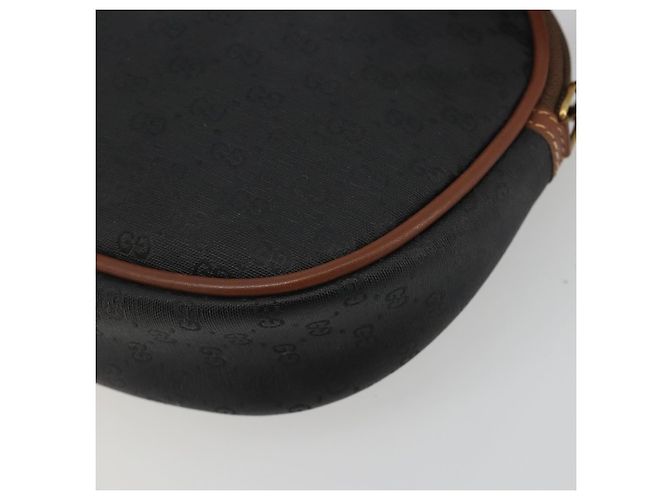 Borsa a Spalla GUCCI Micro GG Supreme Nera Oro 007 104 0013 Auth ep15607 Nero D'oro - vista 10