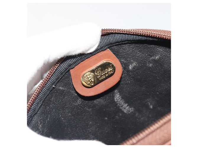 Borsa a Spalla GUCCI Micro GG Supreme Nera Oro 007 104 0013 Auth ep15607 Nero D'oro - vista 16