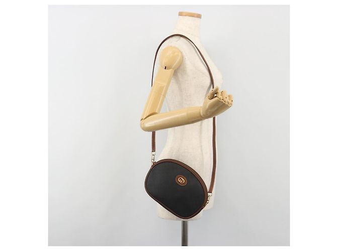 Borsa a Spalla GUCCI Micro GG Supreme Nera Oro 007 104 0013 Auth ep15607 Nero D'oro - vista 21