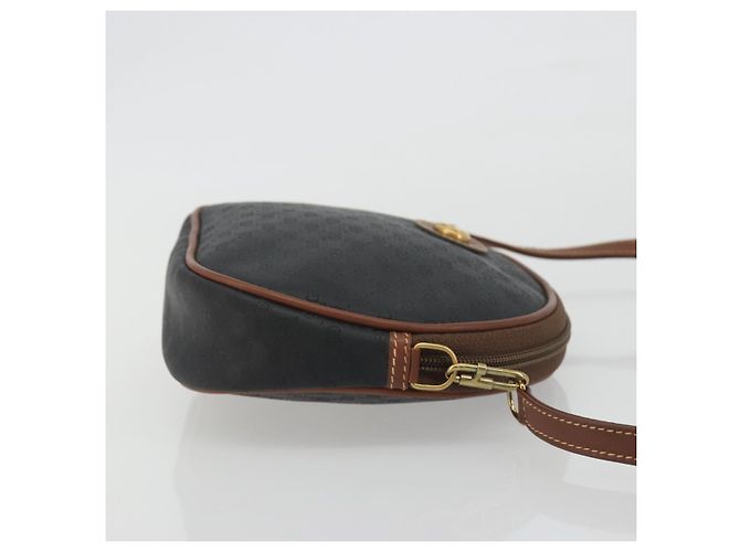 Borsa a Spalla GUCCI Micro GG Supreme Nera Oro 007 104 0013 Auth ep15607 Nero D'oro - vista 4