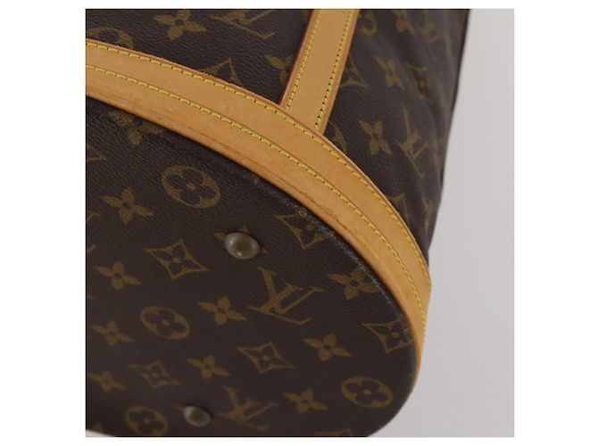 LOUIS VUITTON Monogram Bucket GM Tote Bag USA limited 2 Set LV Auth 192892 Monogramma - vista 10