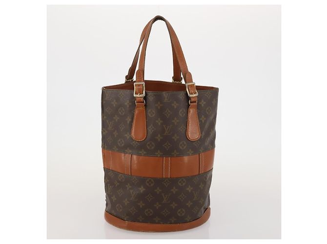 LOUIS VUITTON Monogram Bucket GM Tote Bag USA limited 2 Set LV Auth 192892 Monogramma - vista 12