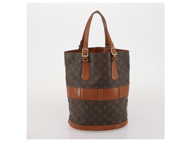 LOUIS VUITTON Monogram Bucket GM Tote Bag USA limited 2 Set LV Auth 192892 Monogramma - vista 13