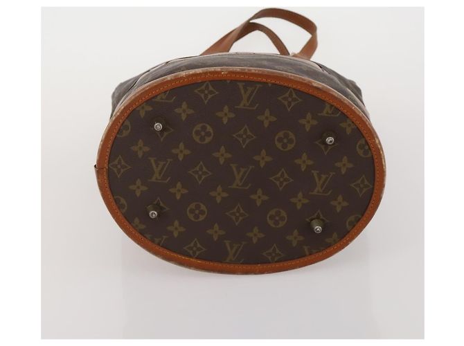 LOUIS VUITTON Monogram Bucket GM Tote Bag USA limited 2 Set LV Auth 192892 Monogramma - vista 18