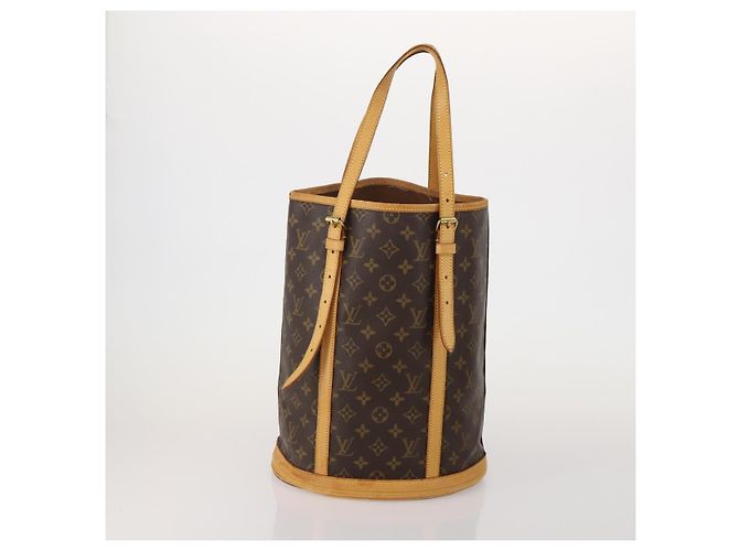 LOUIS VUITTON Monogram Bucket GM Tote Bag USA limited 2 Set LV Auth 192892 Monogramma - vista 2