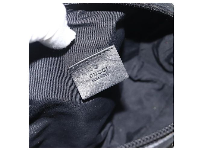 Pochette GUCCI GG Canvas Nera 29595 0959 Auth hk3987 Nero - vista 13