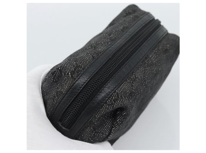 Pochette GUCCI GG Canvas Nera 29595 0959 Auth hk3987 Nero - vista 6