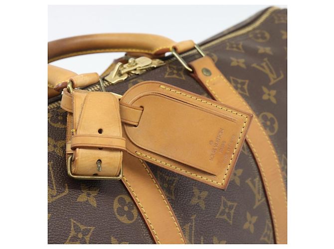 LOUIS VUITTON Borsa Boston Monogram Keepall 45 M41428 LV Auth 190343A Monogramma - vista 14