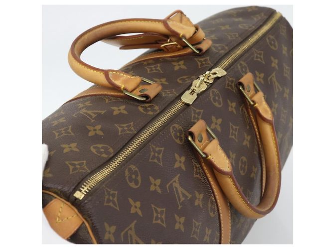 LOUIS VUITTON Borsa Boston Monogram Keepall 45 M41428 LV Auth 190343A Monogramma - vista 6