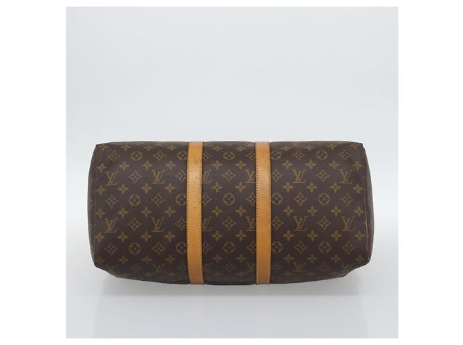 LOUIS VUITTON Borsa Boston Monogram Keepall 45 M41428 LV Auth 190343A Monogramma - vista 9