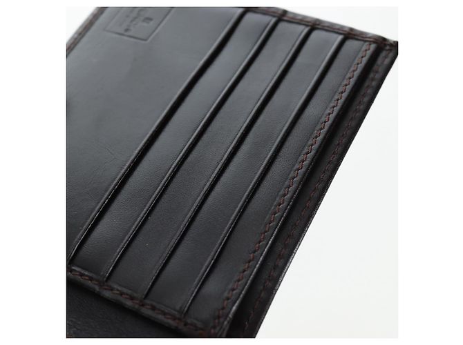 FENDI Zucca Canvas Bifold Wallet Black Brown Auth am12162V - view 15