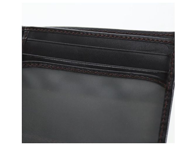 FENDI Zucca Canvas Bifold Wallet Black Brown Auth am12162V - view 17