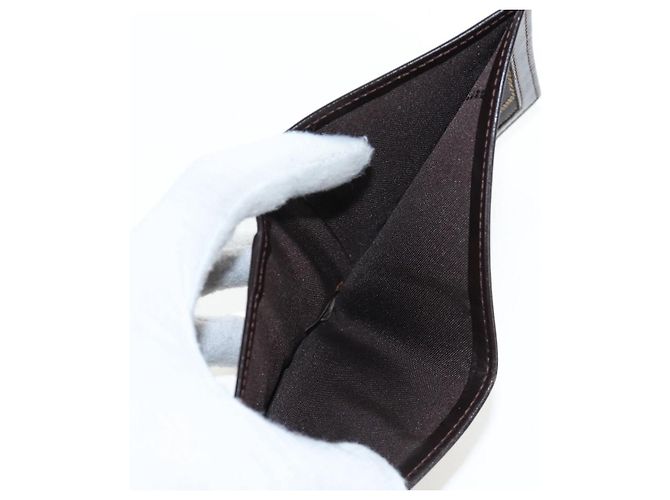 FENDI Zucca Canvas Bifold Wallet Black Brown Auth am12162V - view 19