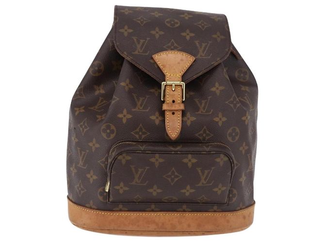Zaino LOUIS VUITTON Monogram Montsouris MM M51136 LV Auth 194591 Monogramma - vista 13