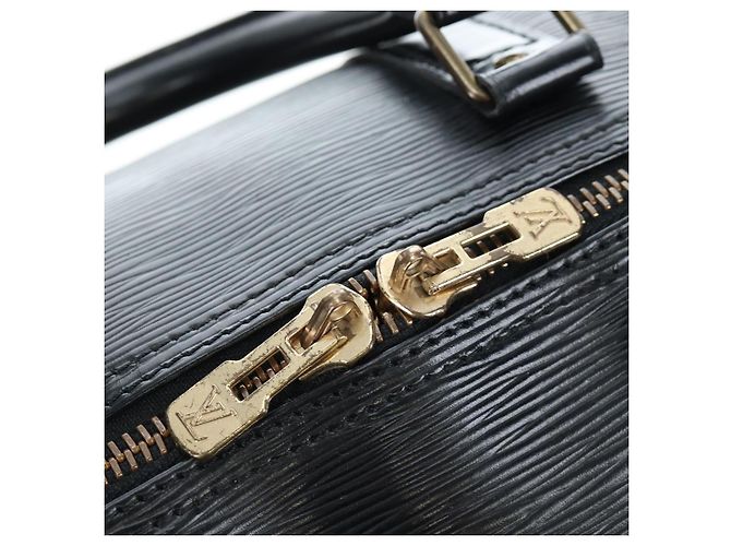 LOUIS VUITTON Epi Keepall 45 Boston Bag Black M42972 LV Auth 191863V Nero - vista 18