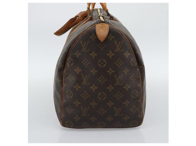 LOUIS VUITTON Borsa Boston Monogram Keepall 50 M41426 LV Auth 192652 Monogramma - vista 5