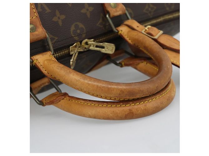 LOUIS VUITTON Borsa Boston Monogram Keepall 50 M41426 LV Auth 192652 Monogramma - vista 7