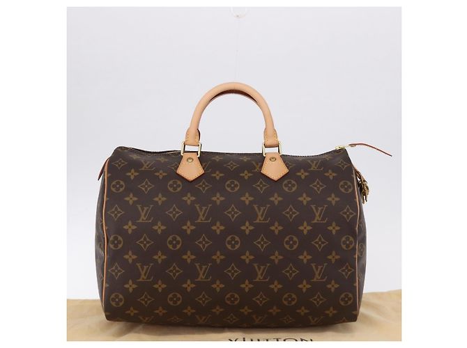 LOUIS VUITTON Bolso Monogram Speedy 35 M41524 LV Auth yk20651SM Monograma - vista 23