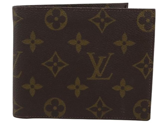 LOUIS VUITTON Monogram Eclipse Portefeuille Marco NM Cartera LV Auth BA14276 Monograma - vista 13