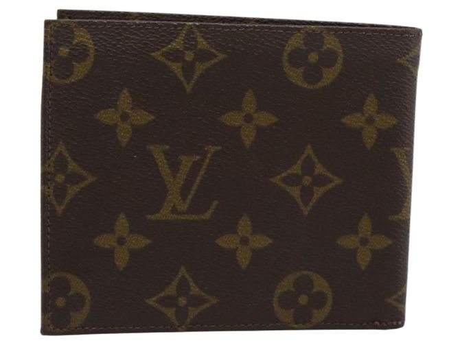 LOUIS VUITTON Monogram Eclipse Portefeuille Marco NM Cartera LV Auth BA14276 Monograma - vista 2