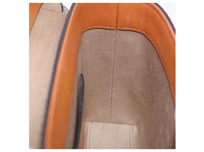 Bolsa de ombro MCM Vicetos em PVC e couro marrom com detalhes dourados Auth ka5379 - vista 17