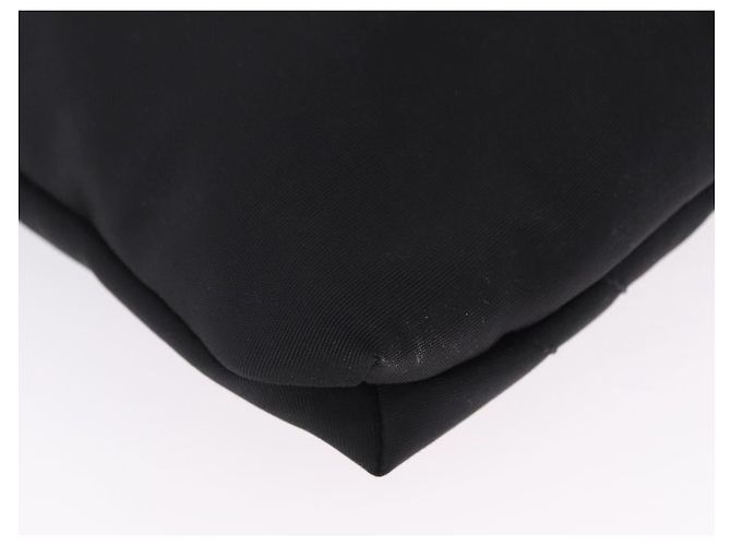 GIVENCHY Schultertasche Nylon Schwarz Silber Auth ar14128A - Ansicht 10