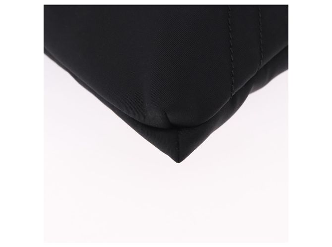 GIVENCHY Schultertasche Nylon Schwarz Silber Auth ar14128A - Ansicht 12