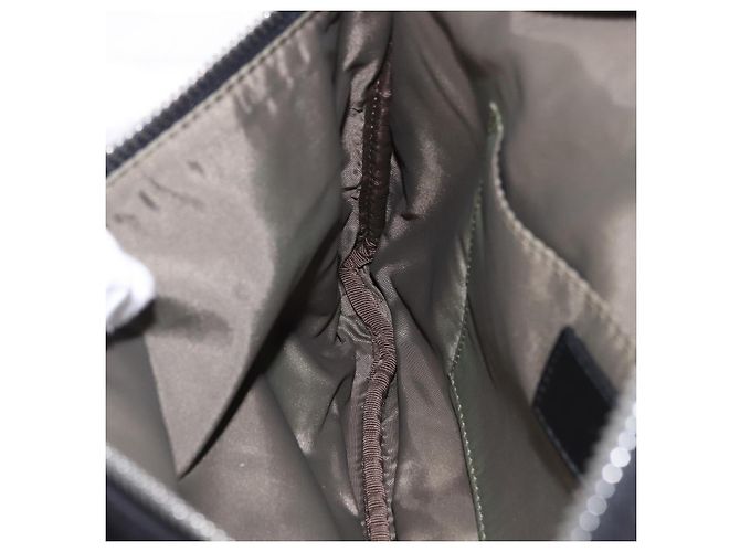 GIVENCHY Schultertasche Nylon Schwarz Silber Auth ar14128A - Ansicht 19