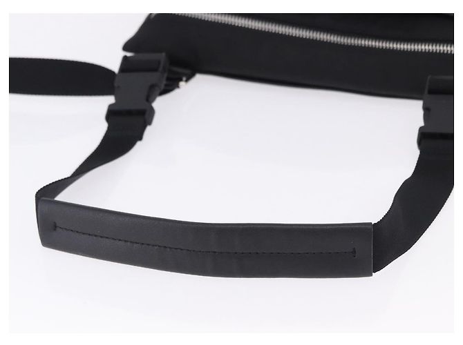 GIVENCHY Schultertasche Nylon Schwarz Silber Auth ar14128A - Ansicht 7