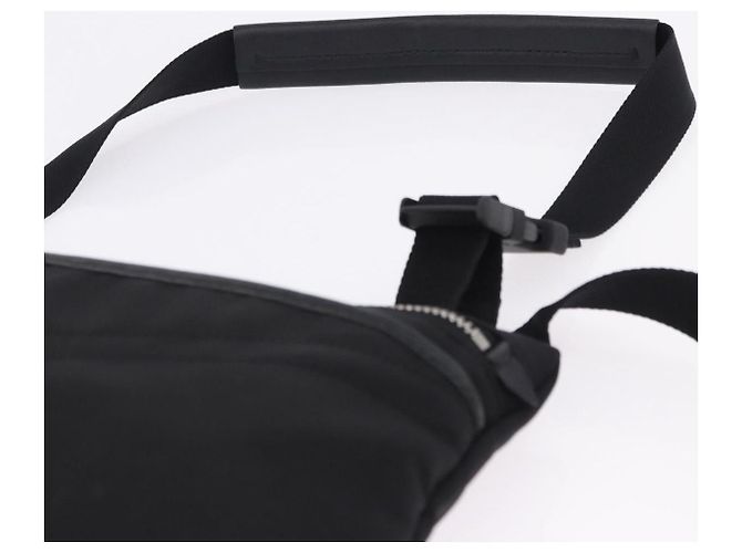 GIVENCHY Schultertasche Nylon Schwarz Silber Auth ar14128A - Ansicht 8
