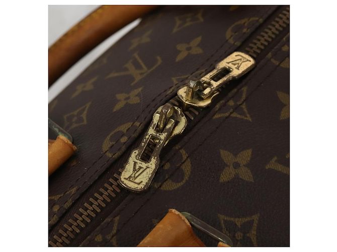 LOUIS VUITTON Monogram Keepall Bandouliere 55 Borsa Boston M41414 LV Auth 192976 Monogramma - vista 20