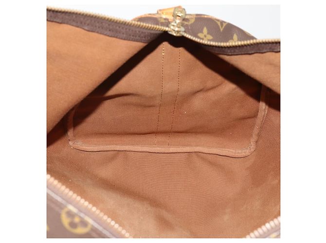 LOUIS VUITTON Monogram Keepall Bandouliere 55 Borsa Boston M41414 LV Auth 192976 Monogramma - vista 24