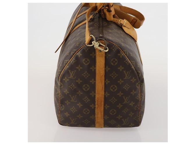 LOUIS VUITTON Monogram Keepall Bandouliere 55 Borsa Boston M41414 LV Auth 192976 Monogramma - vista 5