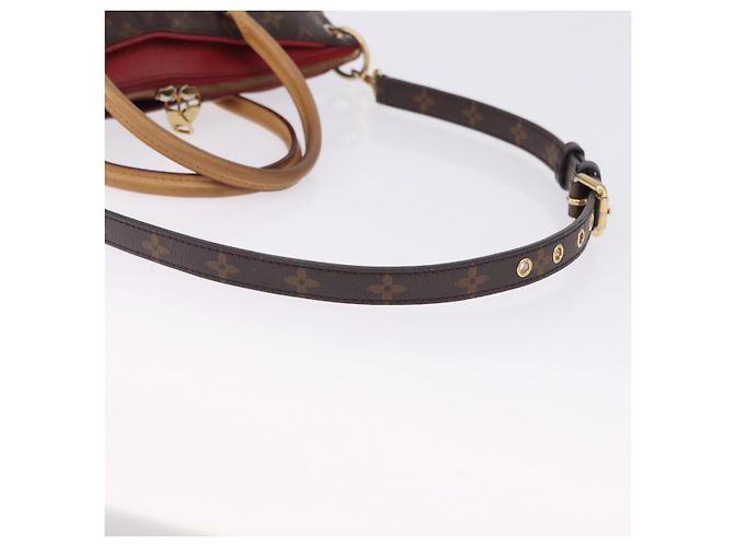 LOUIS VUITTON Borsa Monogram Pallas MM 2way Rossa M41175 LV Auth ep15485 Rosso Monogramma - vista 10