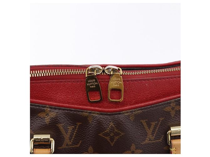 LOUIS VUITTON Borsa Monogram Pallas MM 2way Rossa M41175 LV Auth ep15485 Rosso Monogramma - vista 18
