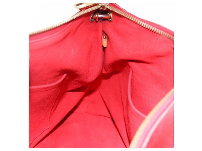 LOUIS VUITTON Borsa Monogram Pallas MM 2way Rossa M41175 LV Auth ep15485 Rosso Monogramma - vista 22