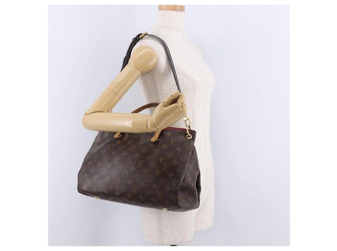 LOUIS VUITTON Borsa Monogram Pallas MM 2way Rossa M41175 LV Auth ep15485 Rosso Monogramma - vista 27